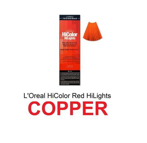 Loreal Hicolor Black Onyx L Oreal HiColor Red HiLights Magenta Permanent Creme Hair Co