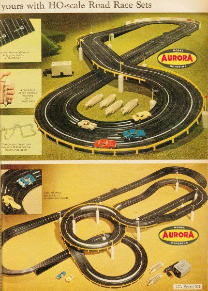 Oval Slot Car Track Scotts Aurora Raceway Dogearstudios