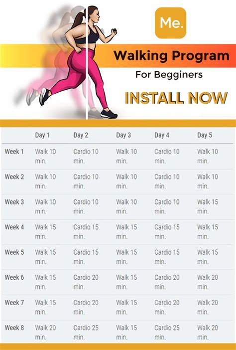 walking program for begginers walking program workout warm up walking plan