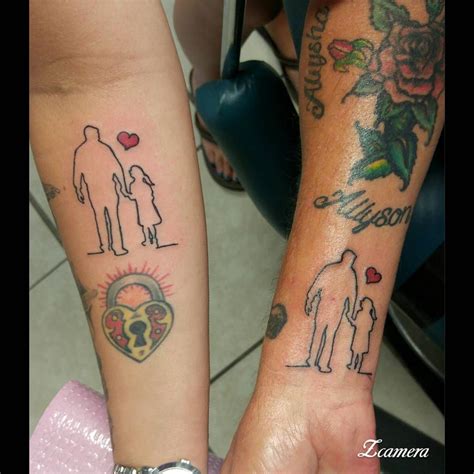 A cool claddagh inspired tattoo? 32 Creative Father-Daughter Tattoos | Tattoos for ...