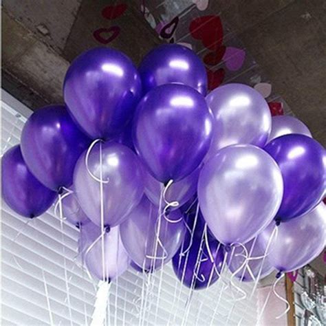100 Pack Purple Balloons Mixed With Light Purple Balloons 10 Inch Latex