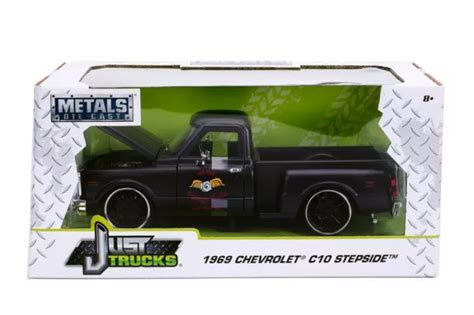 Jada Toys Just Trucks Chevy Stepside Pickup Matte Red Color Hot Sex Picture