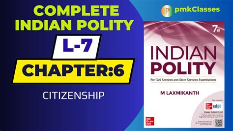 Indian Polity By M Laxmikanth L Citizenship Youtube