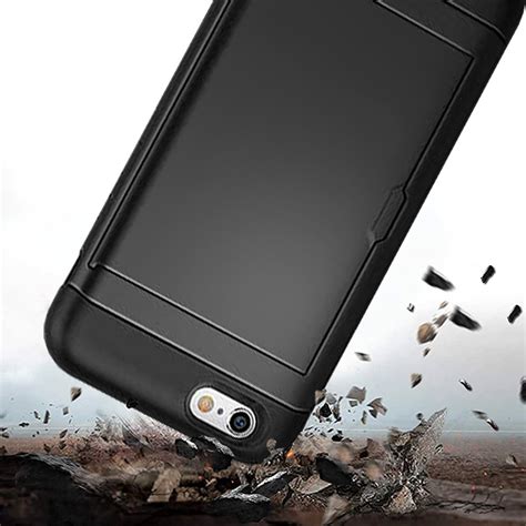 Tough Armour Slide Case Card Holder For IPhone 8 7 SE 3rd Gen