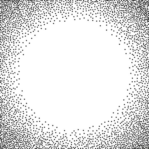 Premium Vector Stipple Circle Frame Vector Dotted Halftone Background
