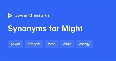 55 Verb Synonyms For Might