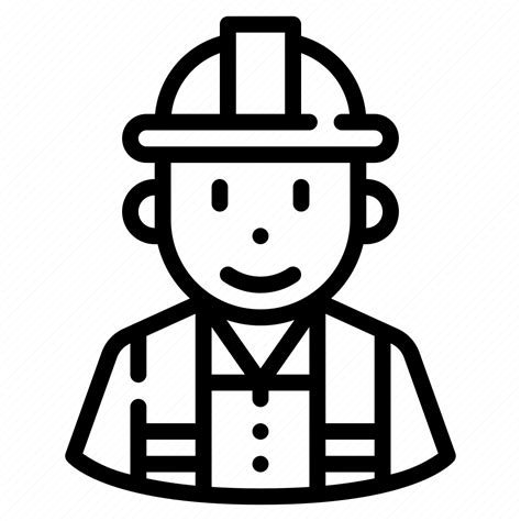 Avatar Building Construction Engineer Surveyor Icon Download On