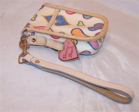 Dooney And Bourke Cell Phone Case Enameled Heart Tag