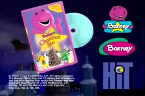 Rock with barney (1992 vhs) part 4 final (credits. Trailers from Barney's Christmas Star 2004 VHS | Custom Time Warner Cable Kids Wiki | Fandom