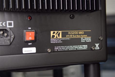 Bk Electronics Xls200 Mk2 Subwoofer 10 Audio And Hifi Tv Audiofi