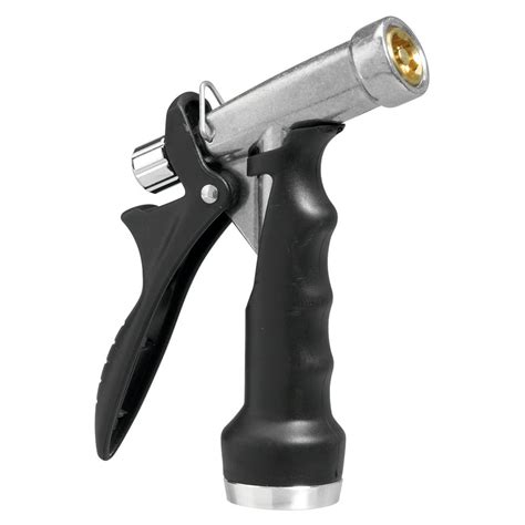 Orbit Adjustable Aluminum Spray Nozzle Water Pistol Yard Hose Nozzles