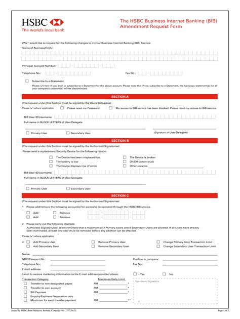 Hsbcbib Fill Out Sign Online DocHub