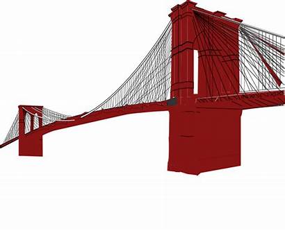 Bridge Brooklyn Clip Clipart Vector Clker Cartoon