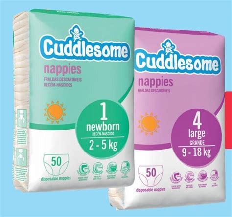 Cuddlesome Nappies 50s Per Pack Offer At Pep