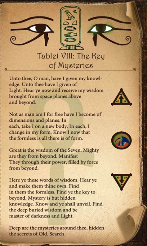 Emerald Tablets Of Thoth Appstore For Android