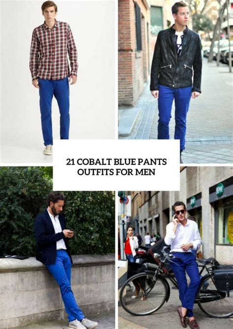 21 Men Outfits With Cobalt Blue Pants To Repeat Styleoholic
