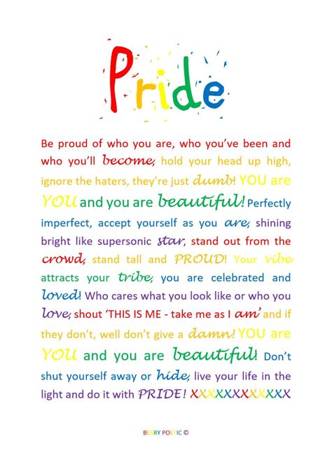 Pride Poem Lgbt Inspirational Poem Gay Pride Unique T Friend T Friends Love Is Love