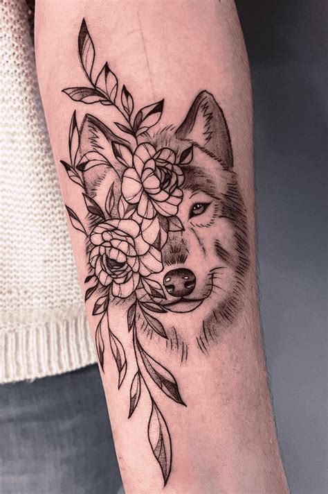 Wolf Tattoo Design Images Wolf Ink Design Ideas Wolf Girl Tattoos