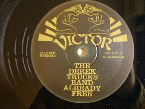The Derek Trucks Band Already Free キキミミレコード