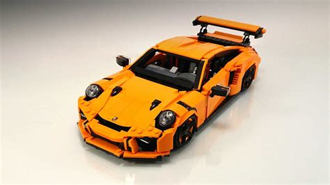 It's a lego technic porsche 911 gt3 rs. Lego Porsche 911 GT3 RS Custom Build Is Awesome In Every Way