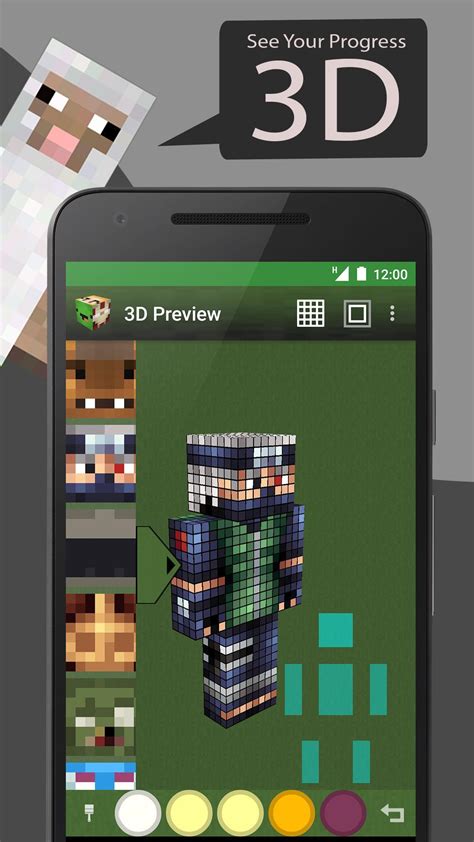 All of your progress and settings are saved to your local device. Skin Editor Tool for Minecraft for Android - APK Download