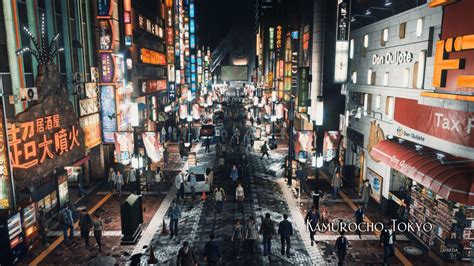Yakuza City Wallpapers Top Free Yakuza City Backgrounds Wallpaperaccess