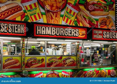 Carnival Food Concession Stand Stock Photo Image Of Celebration Food