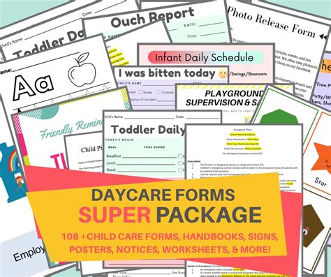 Daycare Templates Post Amble