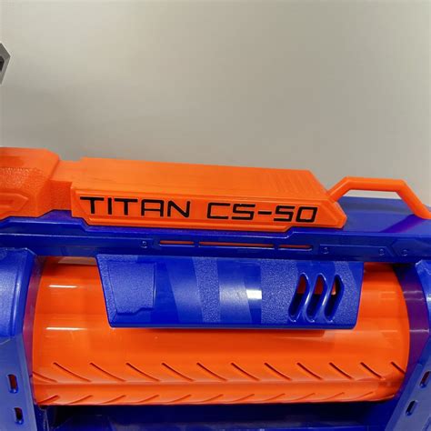 🔥nerf Elite Titan Cs 50 Toy Blaster Fully Motorized 50 Dart Drum Tested Works 630509798827 Ebay