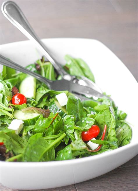 Projection televisions sometimes have three projectors, one for each primary color. Mixed Greens Salad with Balsamic Vinaigrette | Ahead of Thyme