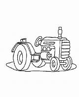 Tractor Coloring Drawing Getdrawings sketch template