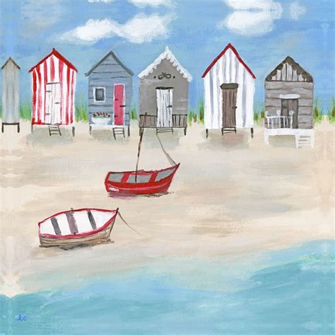 Illustrative Beach Huts Picture 002569 At In 2019 Seaside