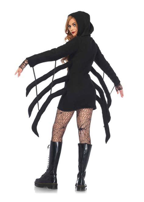 Cozy Black Widow Costume Womens Party On