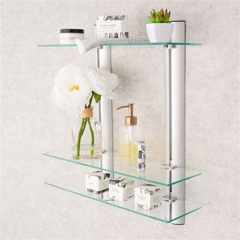 Bathroom Glass Shelf Fittings Bathroom Guide By Jetstwit