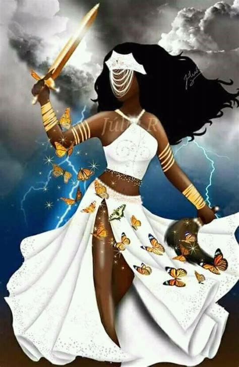 Pin By Vanisha Mcreynolds On Azul African Goddess Black Women Art Black Girl Magic Art