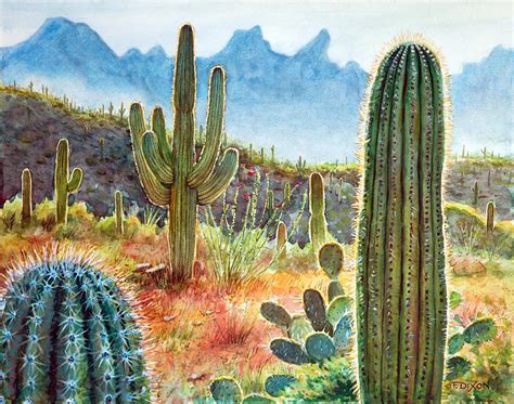 Desert Beauty Painting By Frank Robert Dixon