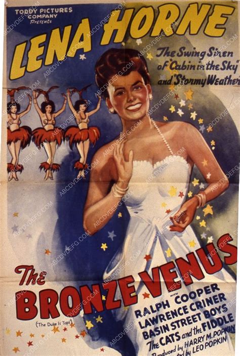 Lena Horne Film Bronze Venus 35m 5213 African American Movie Posters