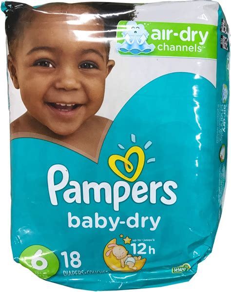 Pampers Baby Dry Diapers Size 6 18 Count Amazonca Baby