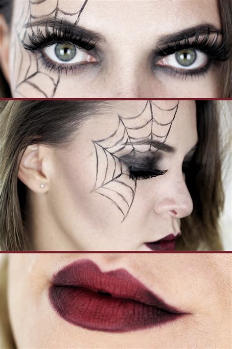 Video De Maquillage De Halloween Facile Et Rapide - HALLOWEEN Makeup SPINNE Last Minute #halloween for man | Maquillage