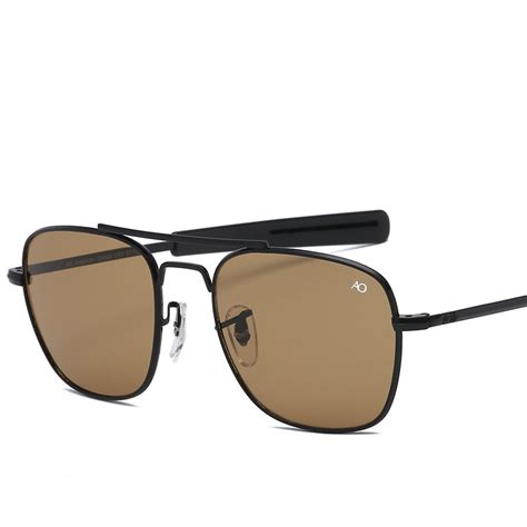 Fashion Aviation Ao Sunglasses Men Luxury Brand Designer Sun Glasses For Male American Army