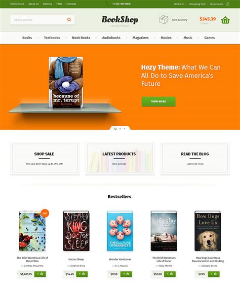 40 Fantastic Online Book Store Web Designs - Bashooka