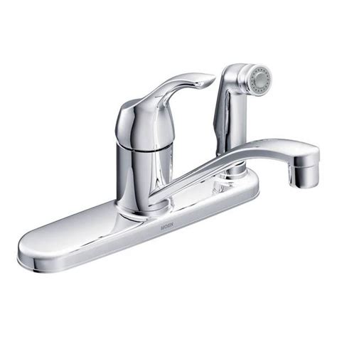 I purchased a moen motionsense kitchen faucet for a new house my husband and i had built. Moen Adler Single Handle Kitchen Faucet With Deck Spray ...