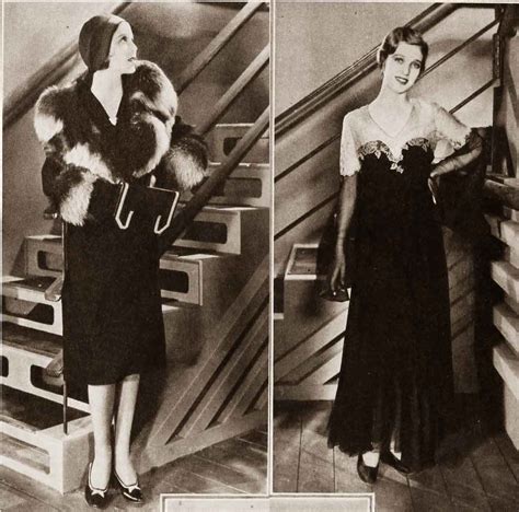 Autumn Modes Fall Fashion In 1930 Glamour Daze