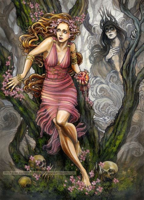 Persephone And The Seasons Persephone Art Greek Mythology Art Hades