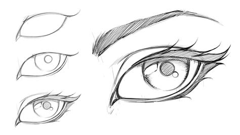 How To Draw A Comic Style Female Eye Step By Step Youtube