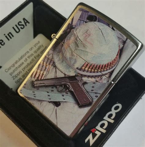 Zippo 2020 coty limited edition armor z2 vision lighter. Zippo Lighter Vietnam Limited Edition & Rare On Satin ...