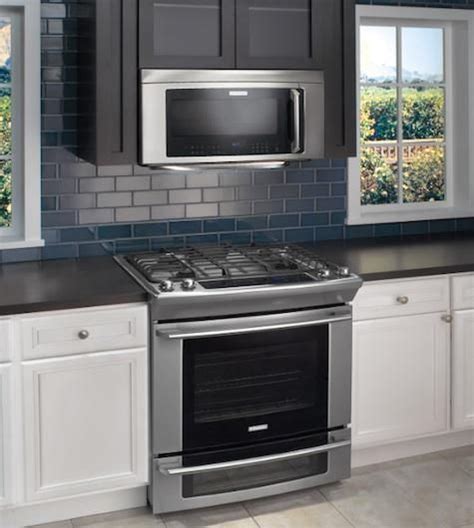 An over the range microwave is a two in one appliance that is installed in place of a range hood. Appliances: Electrolux Over the Range Microwave Oven Combo ...