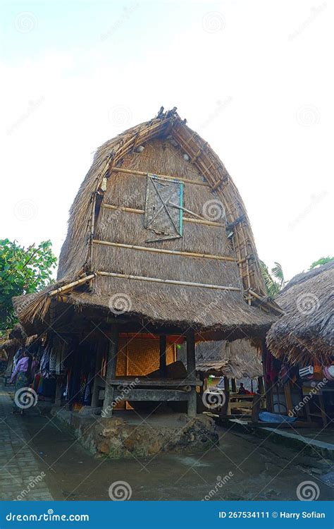 Sasak Tribes Traditional House At Sade Traditional Lombok Old Village Editorial Photo Image