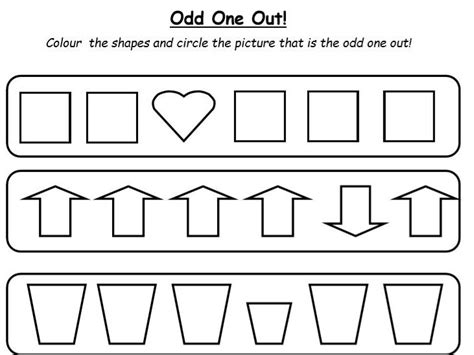 Odd One Out Teaching Resources