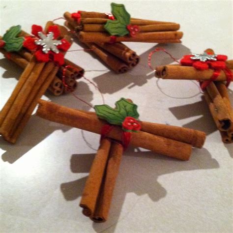 Homemade cinnamon stick ornaments  Holiday crafts, Cinnamon sticks